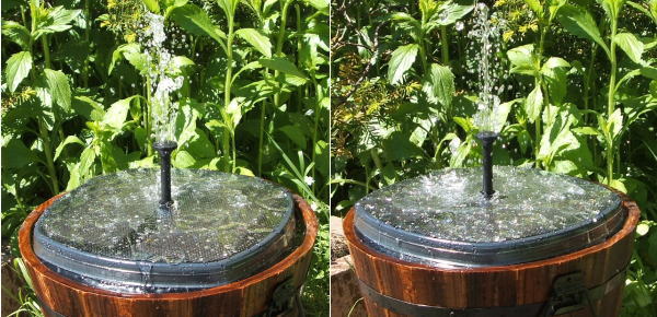 ソーラー噴水があればあなたのお庭も楽しくなる！